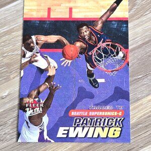 Patrick Ewing Basketball Card 2000 Fleer No. 192